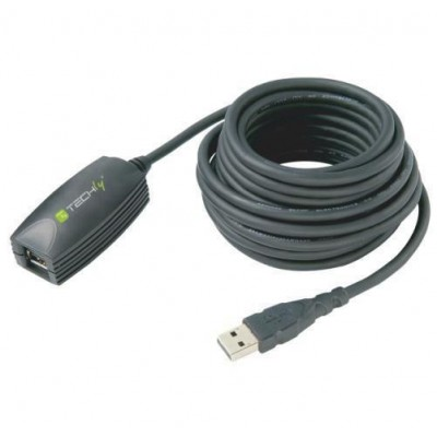 Techly ICUR3050 Καλώδιο επέκτασης USB3.0 SuperSpeed ​​Active 5m Black