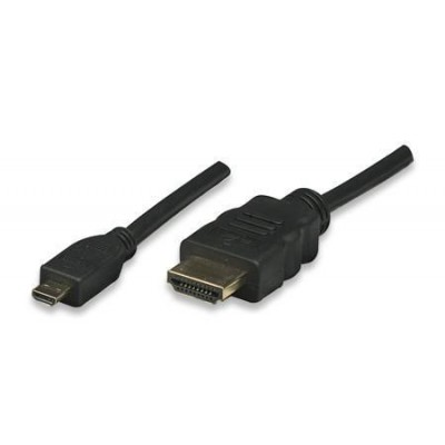 Techly ICOC HDMI-4-AD2 Καλώδιο υψηλής ταχύτητας HDMI ™ Ethernet 1,4 AM σε Micro DM, 2,0 m
