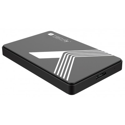 Techly I-CASE USB3-SL25TY  Εξωτερικό κουτί USB3.0 για SATA 2.5 "HDD / SSD Black