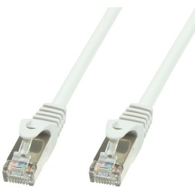 Techly Καλώδιο δικτύου Patch cable CCA Cat.6 F Λευκό SFTP LSZH 2m