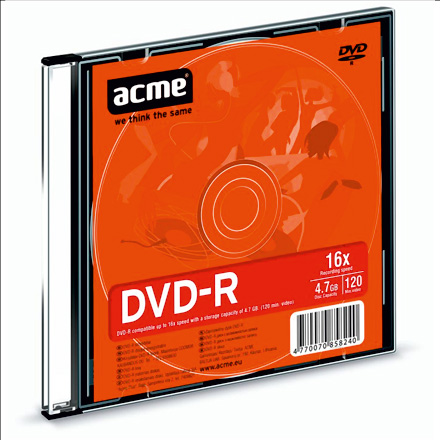 ACME-DVDR  DVD-R SLIM BOX