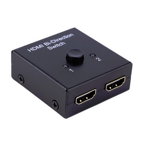 ANGA PS-MB2 Αμφίδρομος Χειροκίνητος Επιλογέας, 2 Εισόδων HDMI σε 1 Έξοδο HDMI ή 1 Εισόδου HDMI σε 2 Εξόδους HDMI