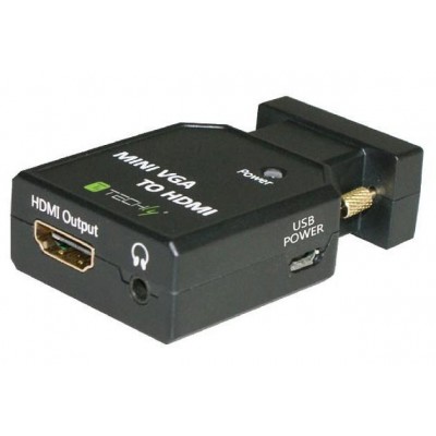 Techly  VGA-HDMINI Mini μετατροπέας VGA και ήχου σε HDMI