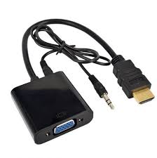 HDMI male - VGA female + 3.5mm Audio Cable