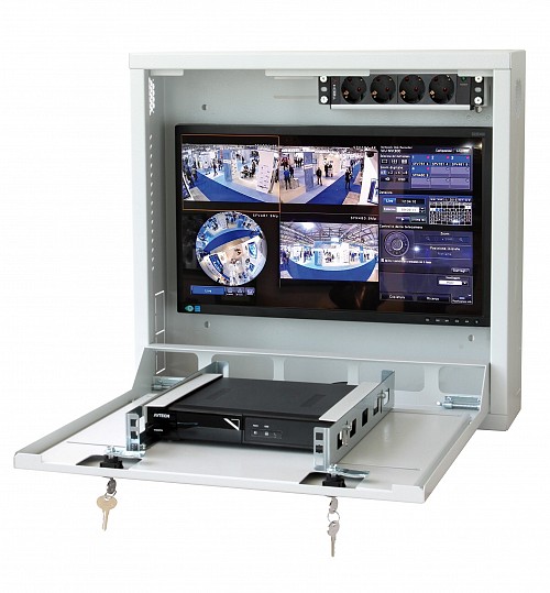 Techly ICRLIM08W2 Κουτί ασφαλείας για συστήματα παρακολούθησης DVR και βίντεο Λευκό RAL9016