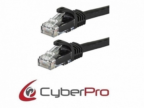 CYBERPRO CP-6C050B Cable UTP Cat6 black 5m