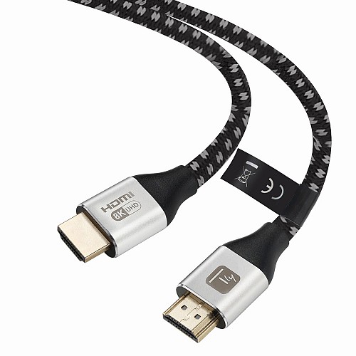 TECHLY ICOC HDMI21-8-010T HDMI™ Ultra High Speed ​​Cable Male / Male 8K@60Hz Certified 1m