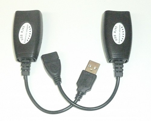 Επέκταση USB μέσω LAN - USB CAT5/CAT5E/6 RJ45 LAN EXTENSION ADAPTER CABLE USB-RJXT (OEM)