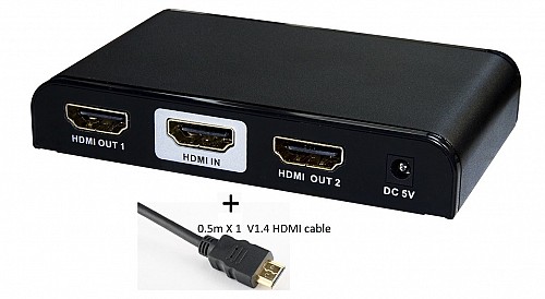 HDMI Splitter CSP01023V2 4K x 2K 3D UHD 1 Input 2 Output (1x2)